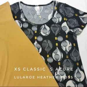 Lularoe outift-XS Classic Tee & Small Azure Skirt
